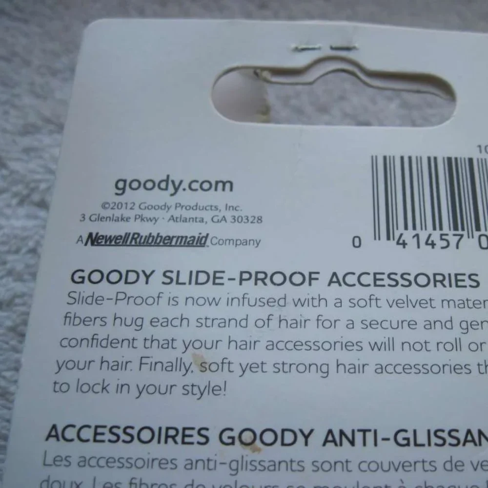 17 Black 5 Goody Velvet Secure Stay Put Elastic Hair Band Ponytailers 12 Ouchles